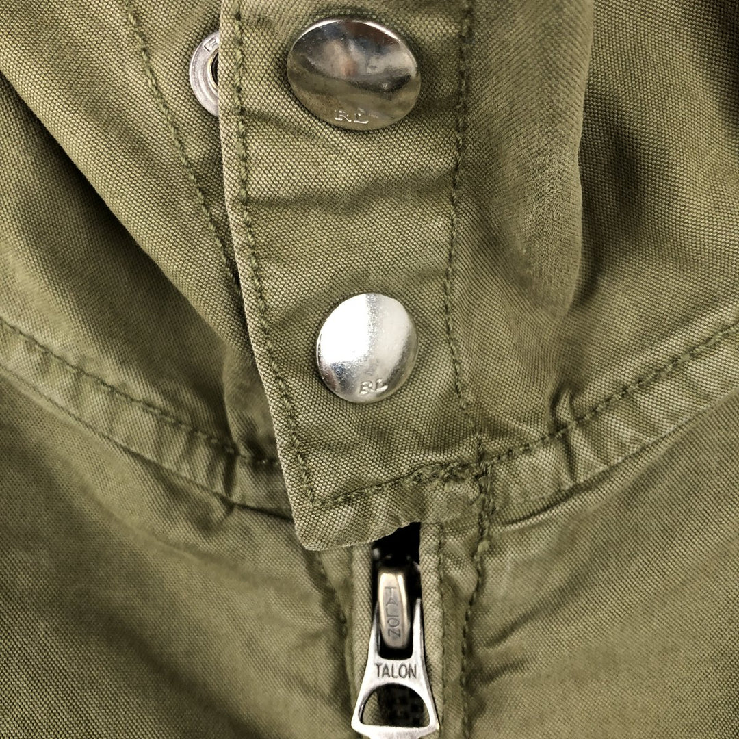 Ralph Lauren POLO RALPH LAUREN cotton hoodie, men's size L cotton Khaki type Vintage Second Hand