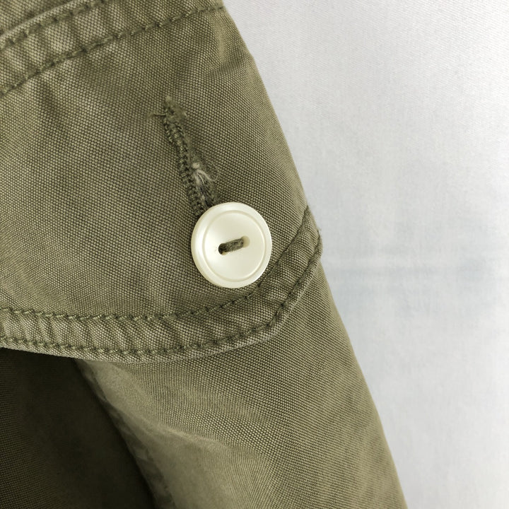 Ralph Lauren POLO RALPH LAUREN cotton hoodie, men's size L cotton Khaki type Vintage Second Hand