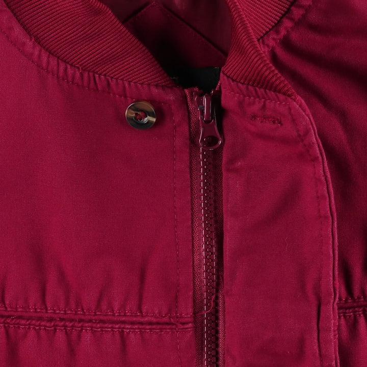 90s-00'S HABAND Derby Jacket Cup Shoulder Jacket Men's Size S polyester wine-red Vintage Second Hand