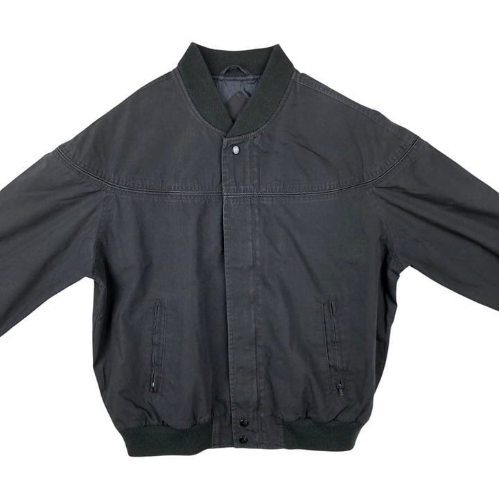 90s-00'S DAVID TAYLOR Derby Jacket Cup Shoulder Jacket, Made in Russia, Men's Size L (approx.) cotton black type Vintage Second Hand