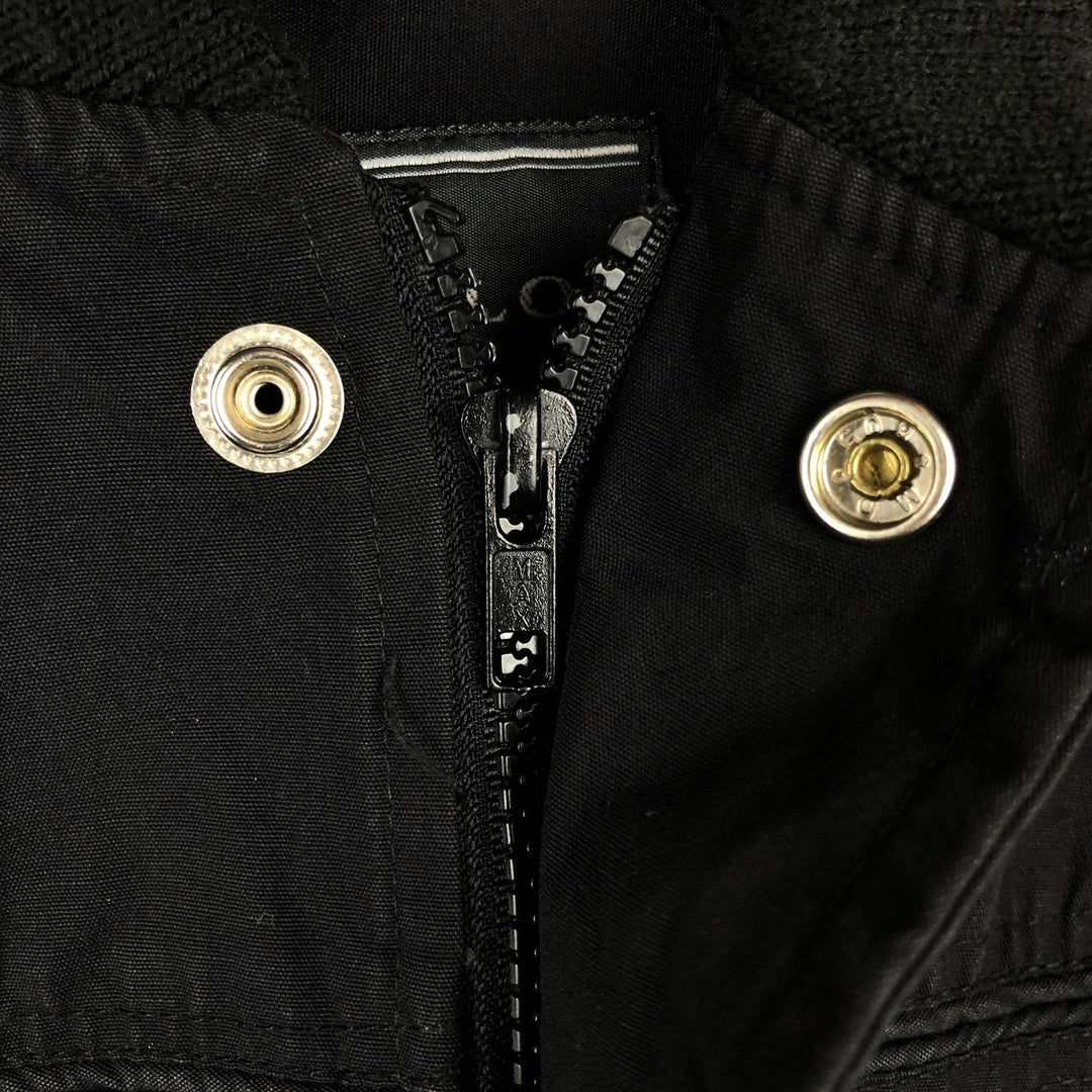 90s-00'S DAVID TAYLOR Derby Jacket Cup Shoulder Jacket, Made in Russia, Men's Size L (approx.) cotton black type Vintage Second Hand