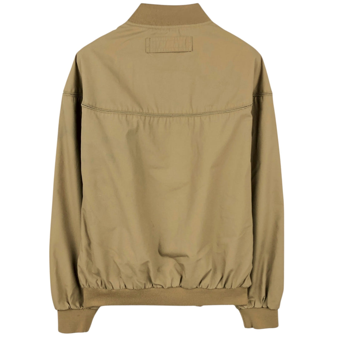 90s~00'S HABAND Derby Jacket Cup Shoulder Jacket Men's M size polyester beige type brown Vintage Second Hand
