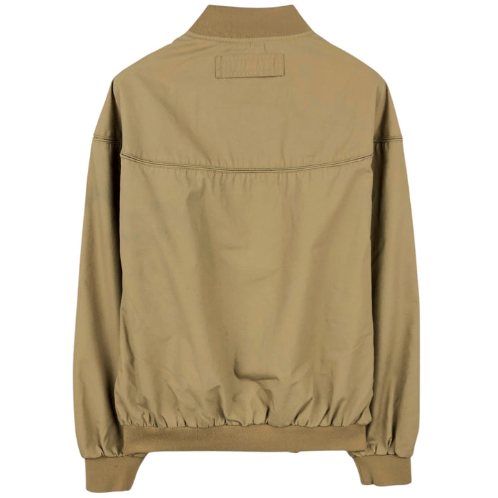 90s~00'S HABAND Derby Jacket Cup Shoulder Jacket Men's M size polyester beige type brown Vintage Second Hand