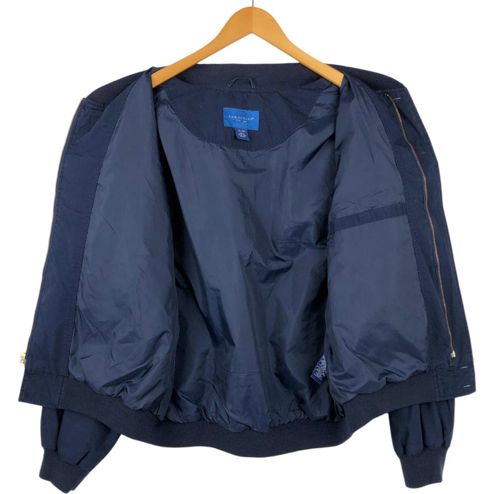 Vintage 80s-90'S Town Craft Derby Jacket, Cup Shoulder, Men's XL cotton navy blue type Vintage Second Hand