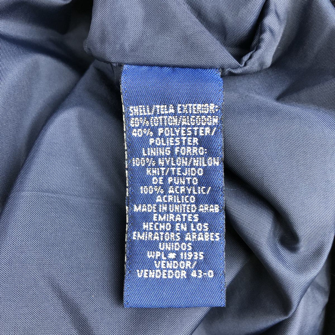 Vintage 80s-90'S Town Craft Derby Jacket, Cup Shoulder, Men's XL cotton navy blue type Vintage Second Hand