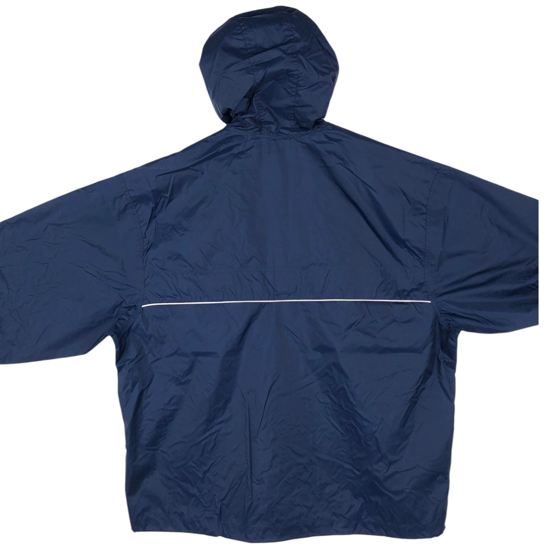 2000'S Nike Team Hooded Half-Zip Nylon Pullover, Men's Size L (approx.) Nylon navy blue type Vintage Second Hand
