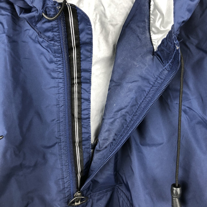2000'S Nike Team Hooded Half-Zip Nylon Pullover, Men's Size L (approx.) Nylon navy blue type Vintage Second Hand
