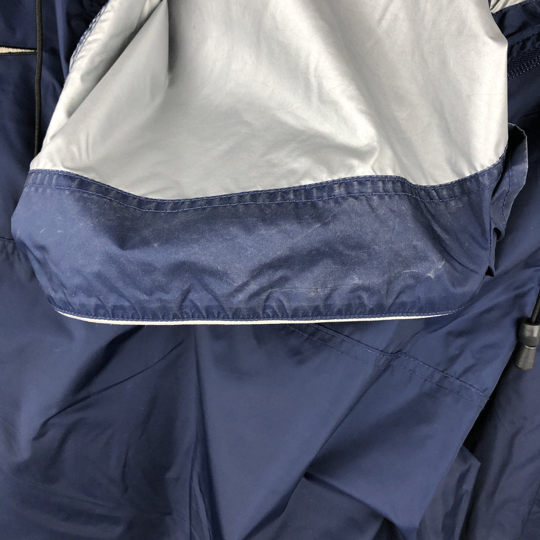 2000'S Nike Team Hooded Half-Zip Nylon Pullover, Men's Size L (approx.) Nylon navy blue type Vintage Second Hand