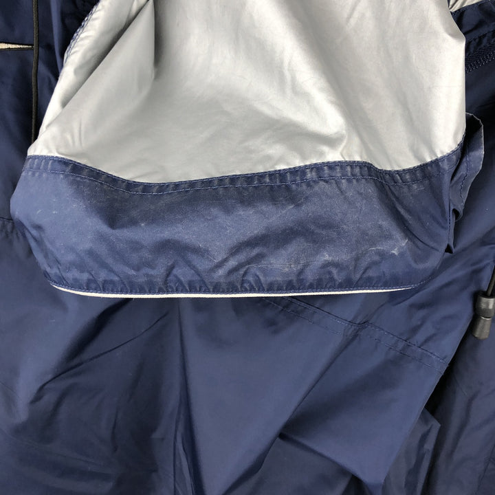 2000'S Nike Team Hooded Half-Zip Nylon Pullover, Men's Size L (approx.) Nylon navy blue type Vintage Second Hand