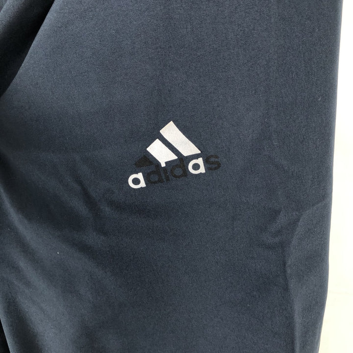 2000'S Adidas windbreaker with reflectors, men's size XL (approx.) polyester navy blue type Vintage Second Hand