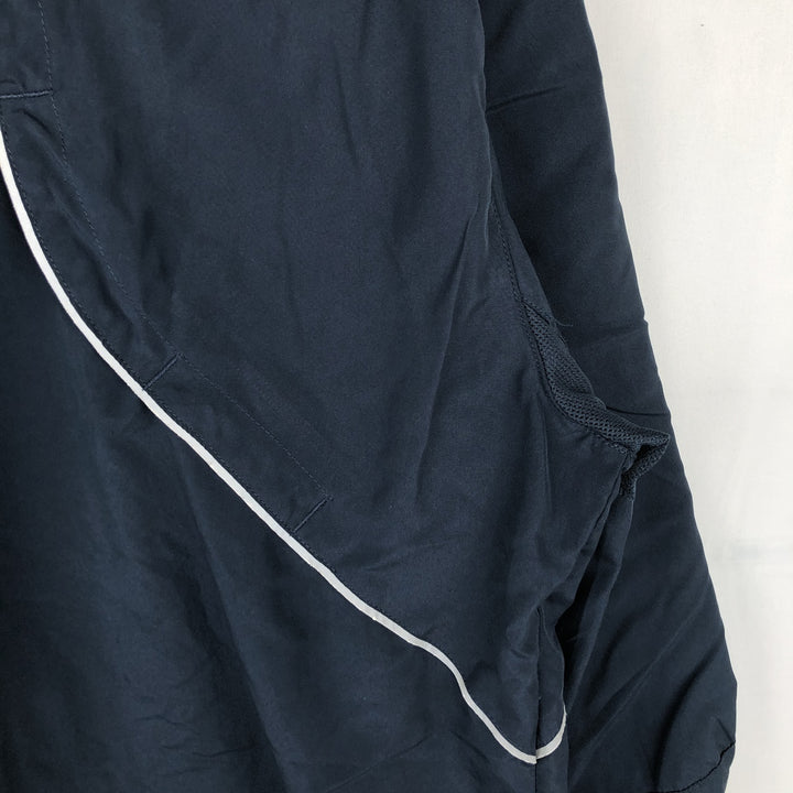 2000'S Adidas windbreaker with reflectors, men's size XL (approx.) polyester navy blue type Vintage Second Hand