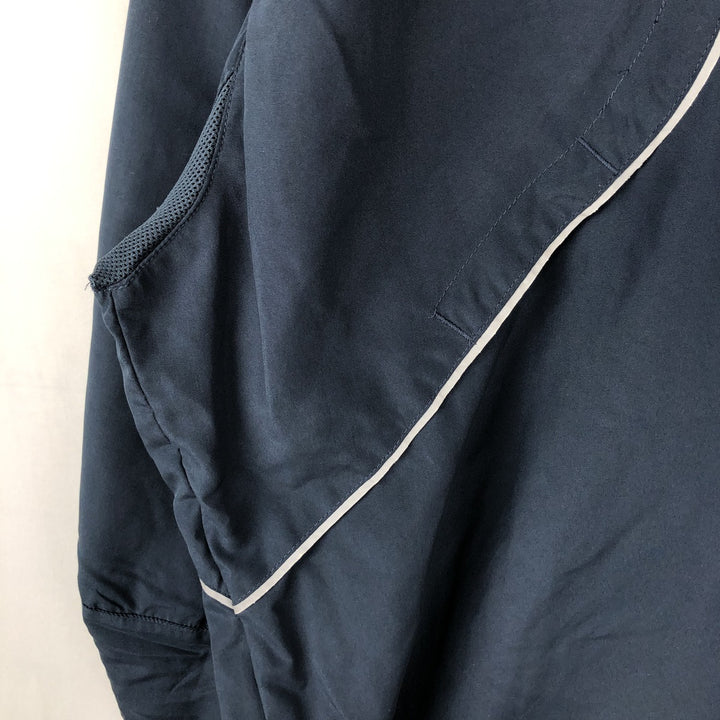 2000'S Adidas windbreaker with reflectors, men's size XL (approx.) polyester navy blue type Vintage Second Hand