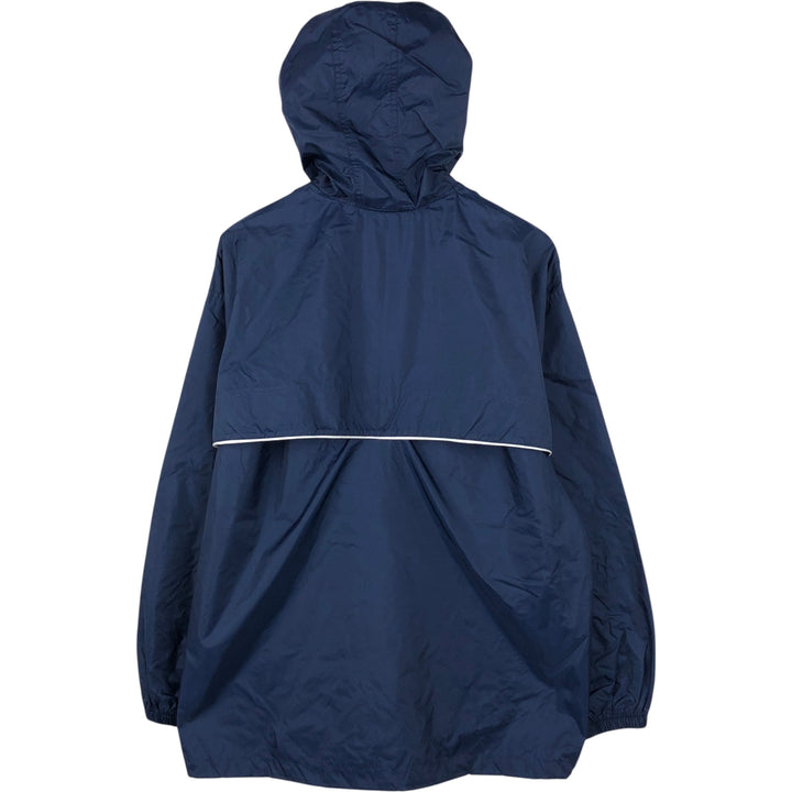 2000'S Nike Team Hooded Half-Zip Nylon Pullover, Men's Size L (approx.) Nylon navy blue type Vintage Second Hand