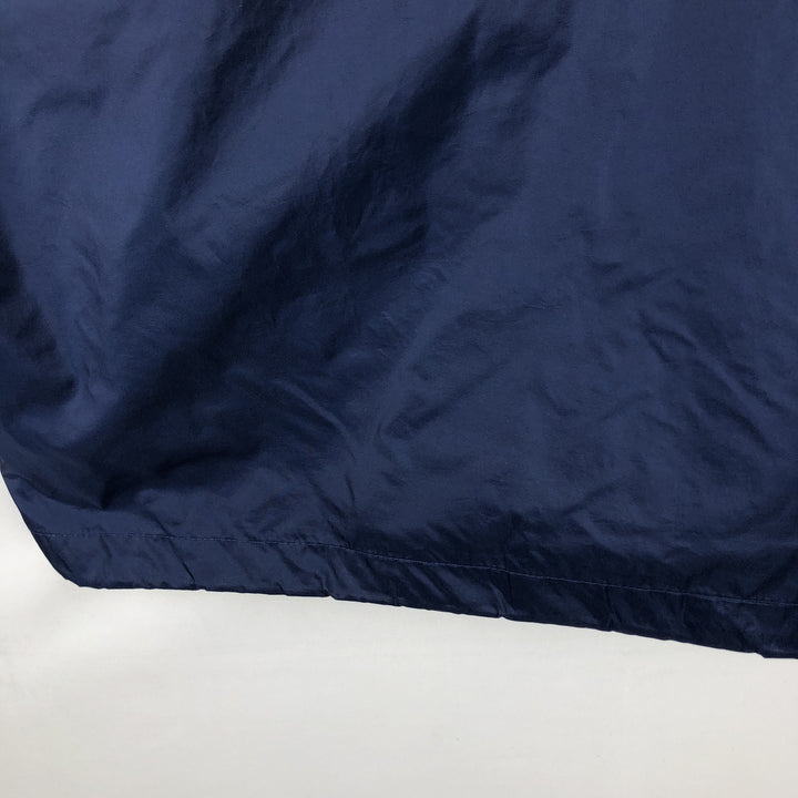 2000'S Nike Team Hooded Half-Zip Nylon Pullover, Men's Size L (approx.) Nylon navy blue type Vintage Second Hand