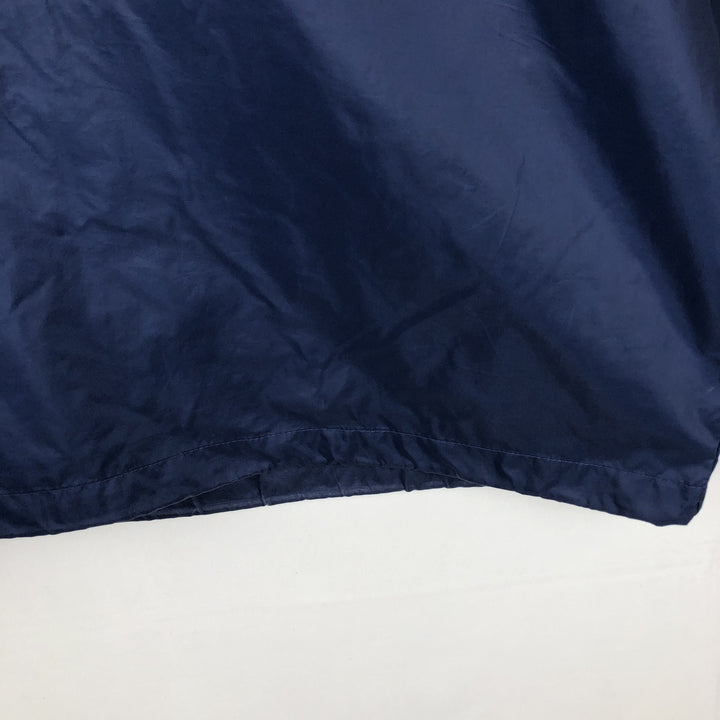 2000'S Nike Team Hooded Half-Zip Nylon Pullover, Men's Size L (approx.) Nylon navy blue type Vintage Second Hand