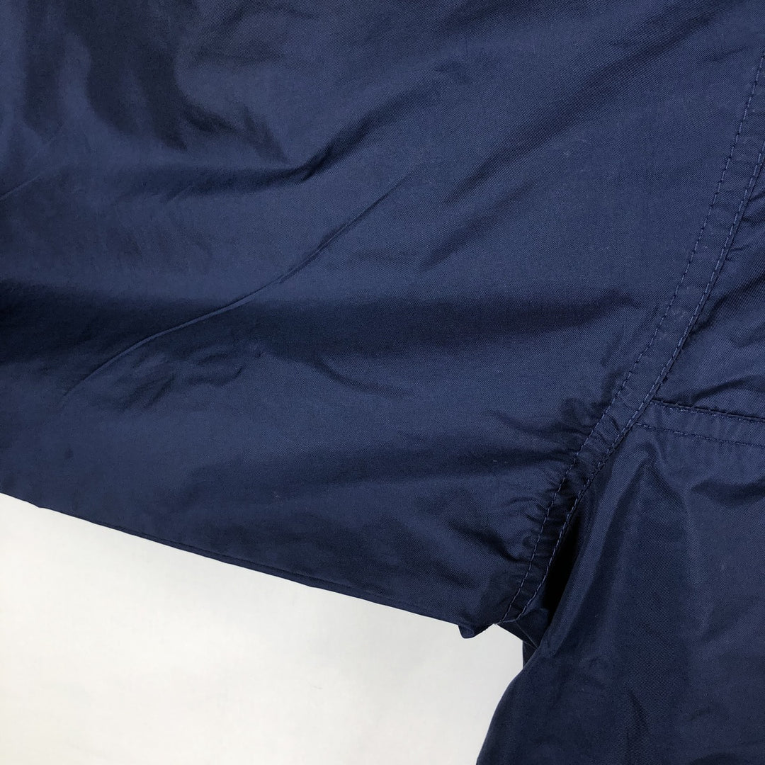 2000'S Nike Team Hooded Half-Zip Nylon Pullover, Men's Size L (approx.) Nylon navy blue type Vintage Second Hand