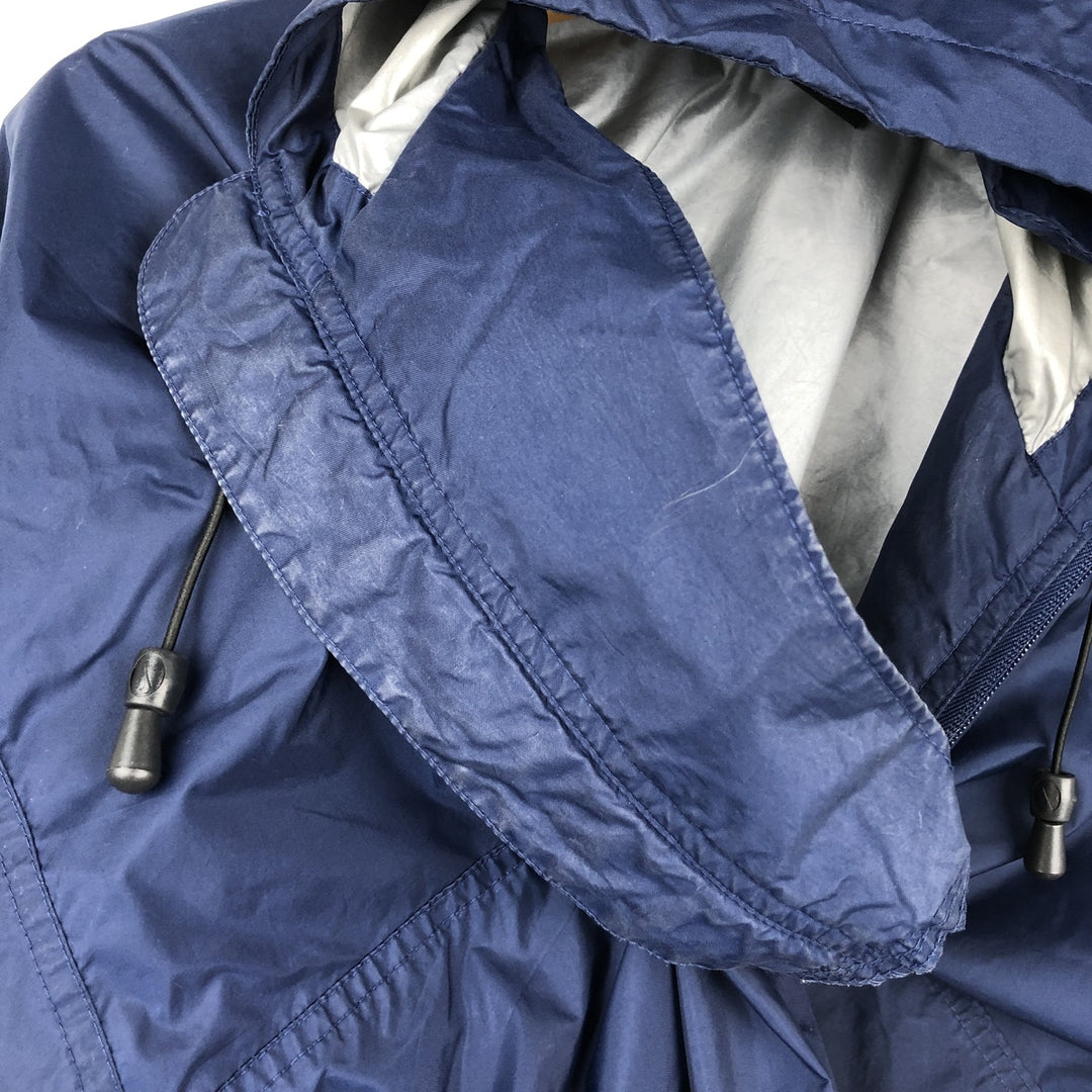2000'S Nike Team Hooded Half-Zip Nylon Pullover, Men's Size L (approx.) Nylon navy blue type Vintage Second Hand