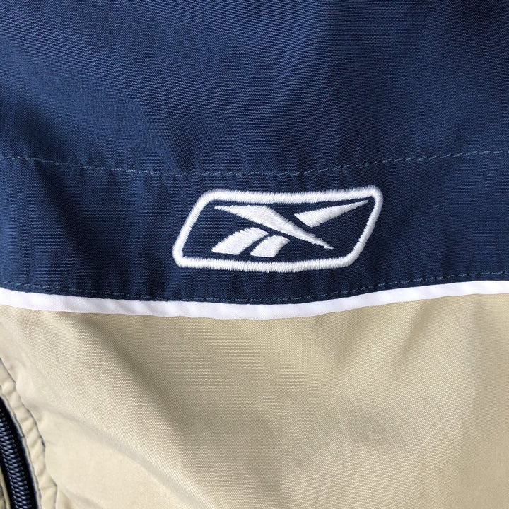 Reebok Windbreaker Men's Size L polyester navy blue type Vintage Second Hand
