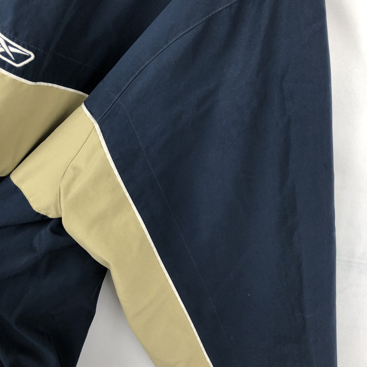 Reebok Windbreaker Men's Size L polyester navy blue type Vintage Second Hand