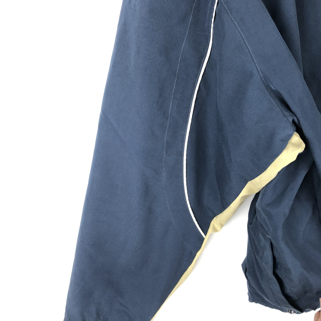 Reebok Windbreaker Men's Size L polyester navy blue type Vintage Second Hand