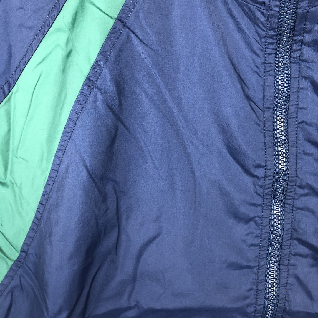90'S Reebok nylon jacket, men's size XL Nylon navy blue type Vintage Second Hand