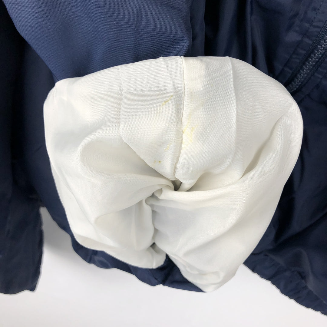 90'S Reebok nylon jacket, men's size XL Nylon navy blue type Vintage Second Hand