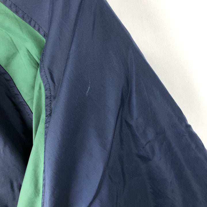 90'S Reebok nylon jacket, men's size XL Nylon navy blue type Vintage Second Hand