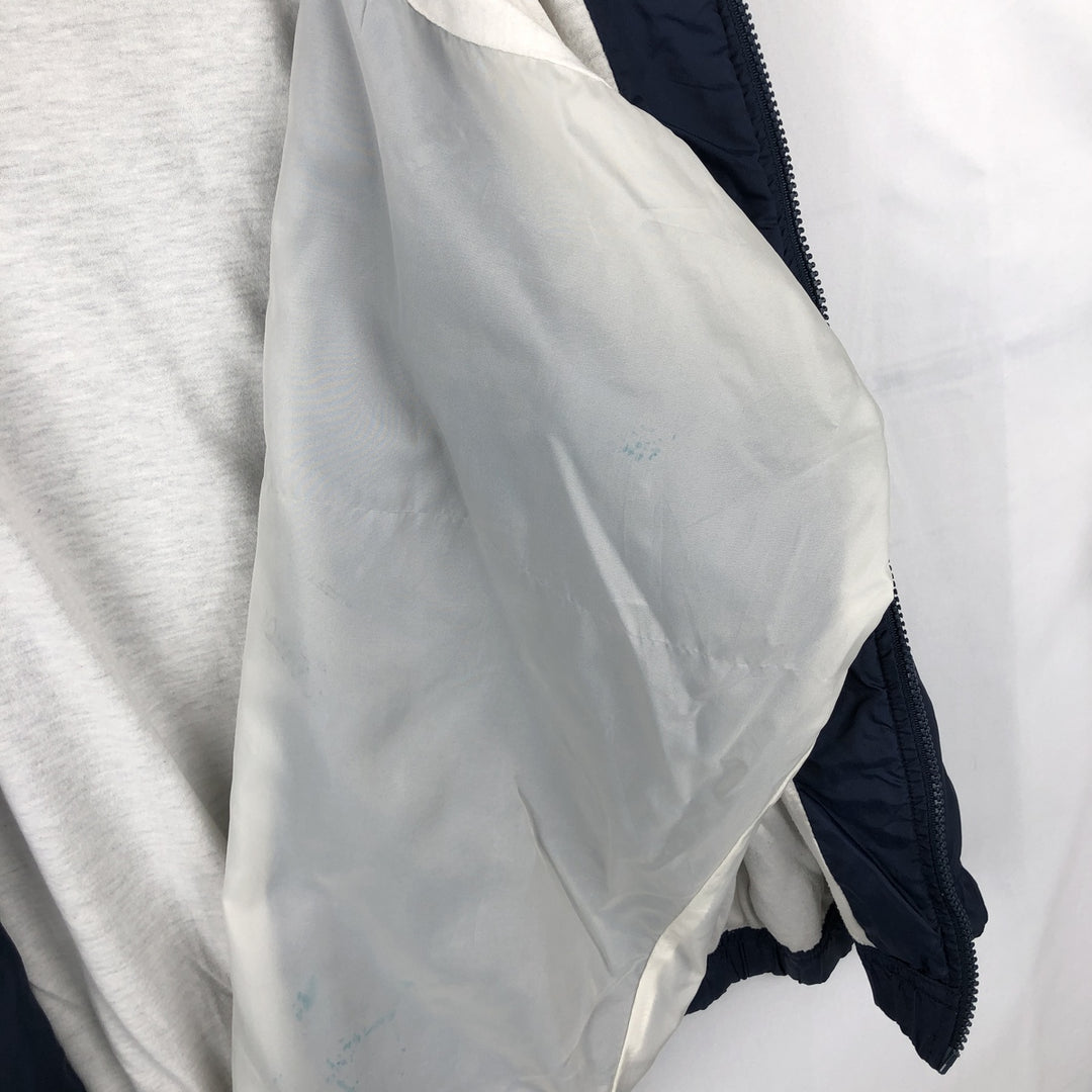 90'S Reebok nylon jacket, men's size XL Nylon navy blue type Vintage Second Hand