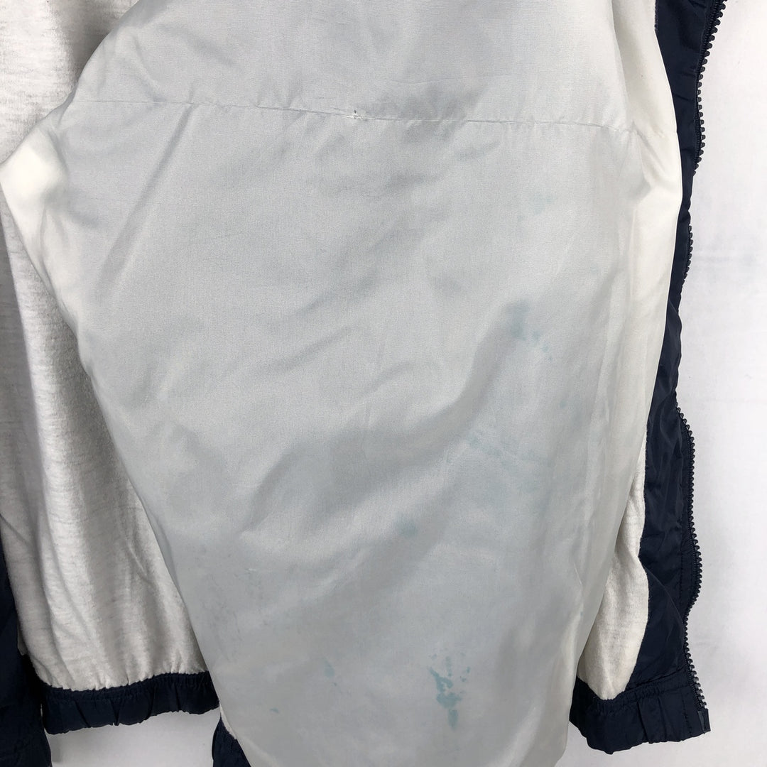 90'S Reebok nylon jacket, men's size XL Nylon navy blue type Vintage Second Hand