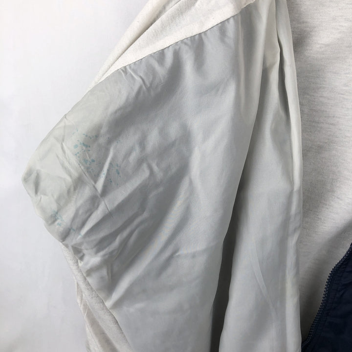90'S Reebok nylon jacket, men's size XL Nylon navy blue type Vintage Second Hand