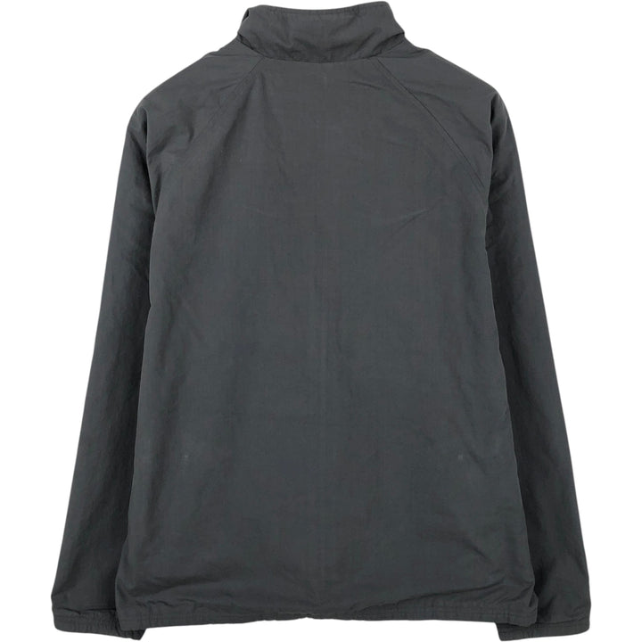 Nike Stripe Pattern Reversible Windbreaker, Men's Size L (approx.) cotton gray type Vintage Second Hand