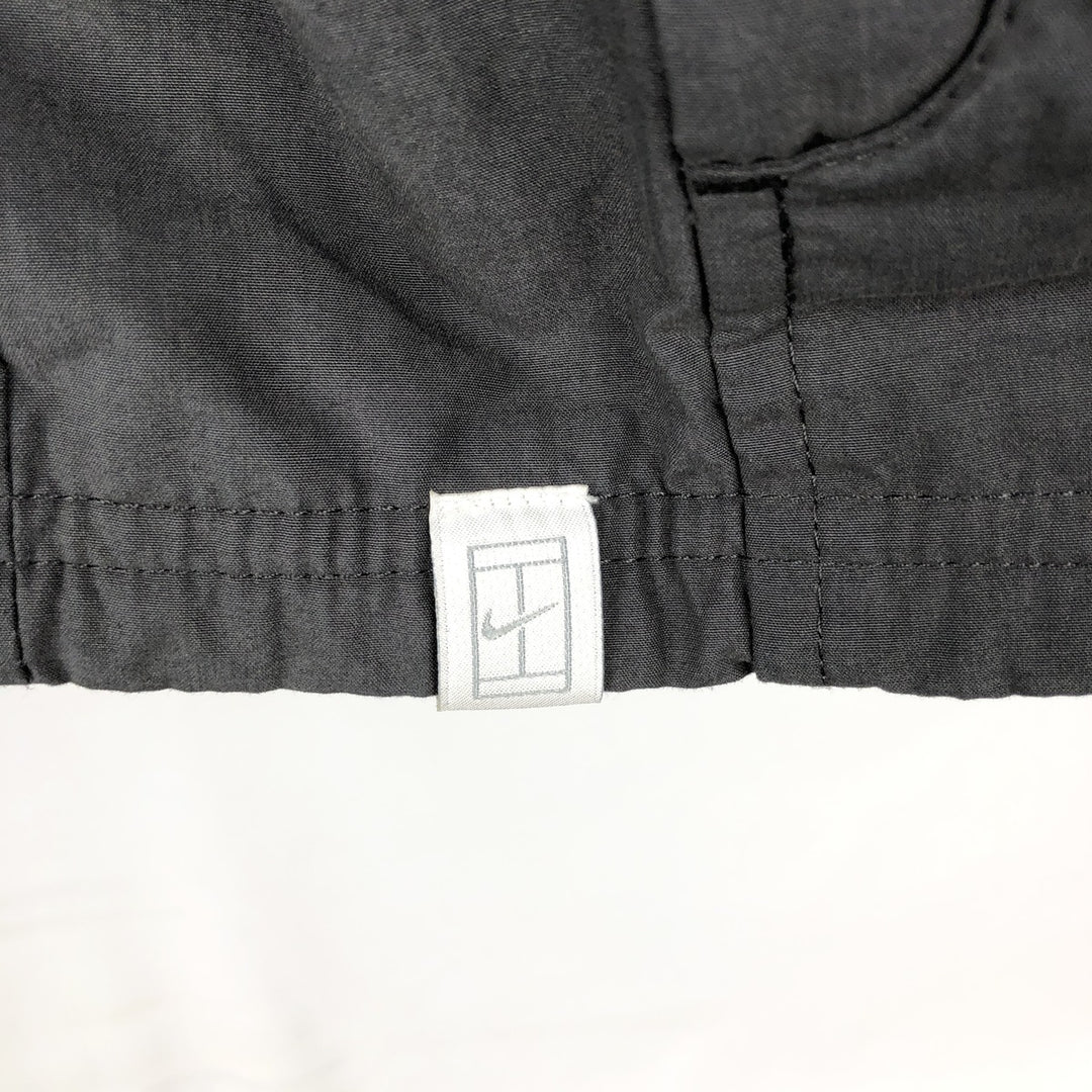 Nike Stripe Pattern Reversible Windbreaker, Men's Size L (approx.) cotton gray type Vintage Second Hand