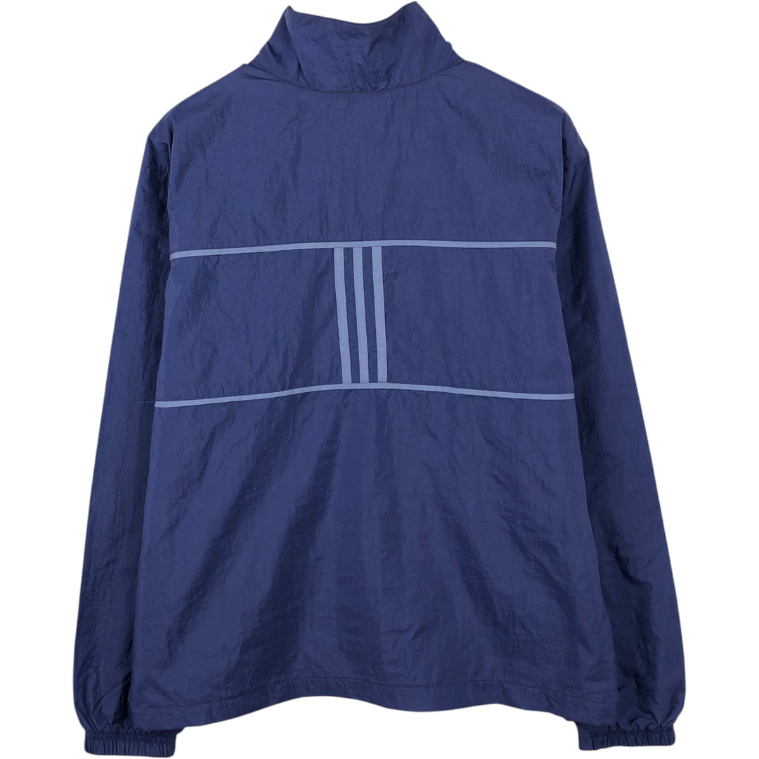 00'S Adidas nylon jacket, men's size L Nylon Purple type blue-purple Vintage Second Hand
