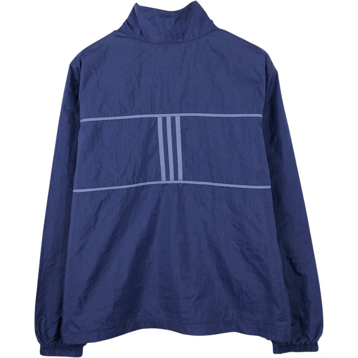 00'S Adidas nylon jacket, men's size L Nylon Purple type blue-purple Vintage Second Hand