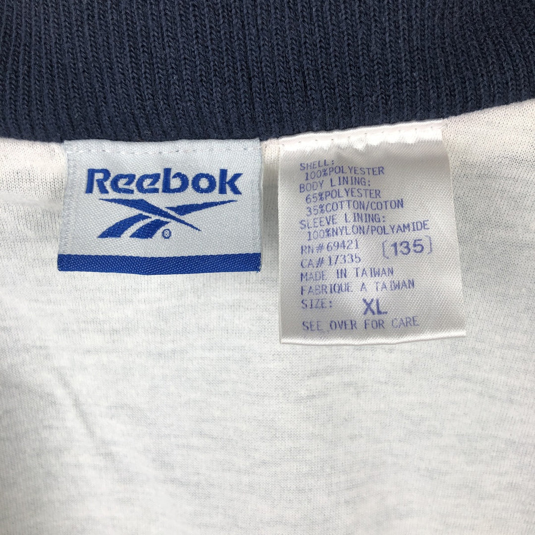 90'S Reebok windbreaker, men's size XL (approx.) polyester navy blue type Vintage Second Hand