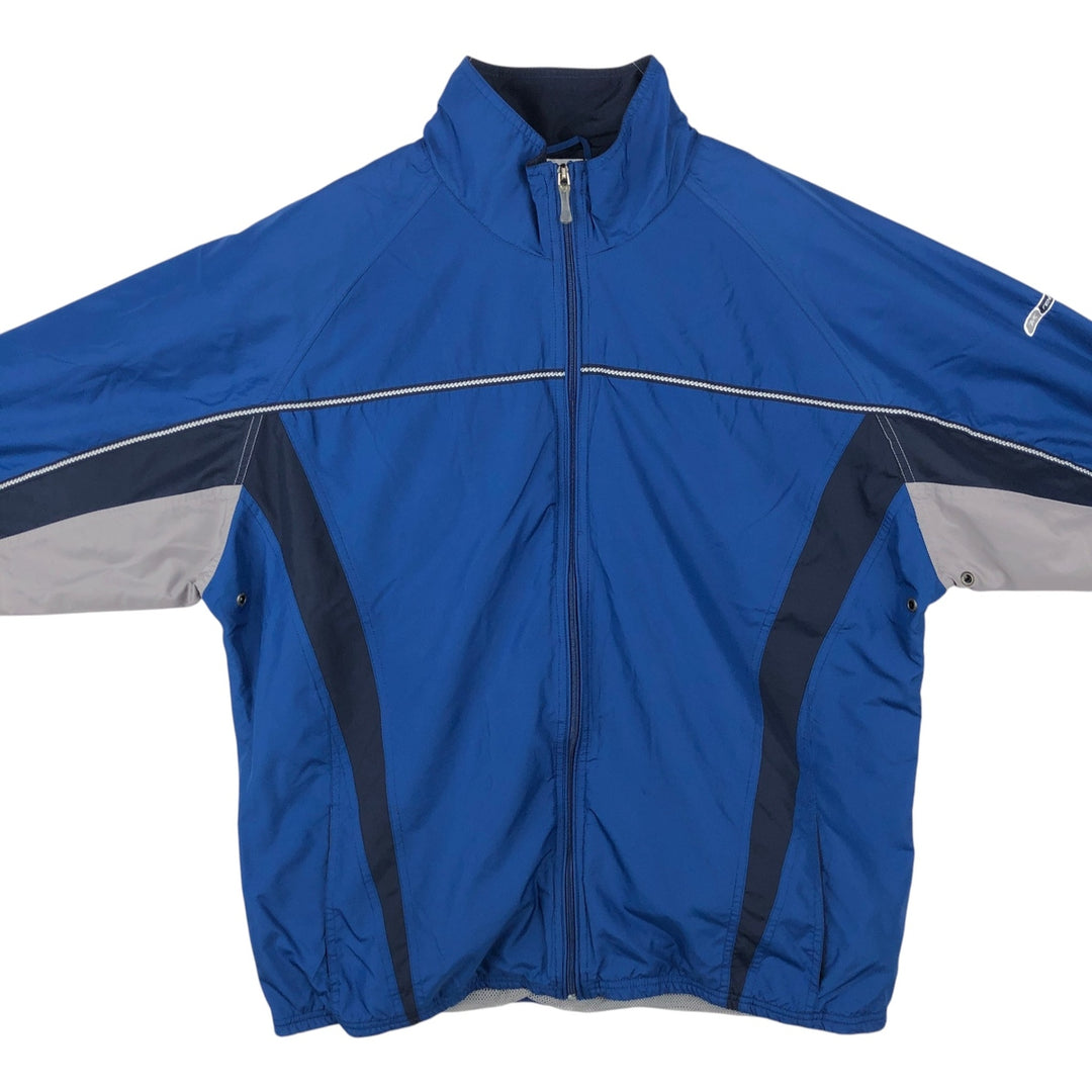 Reebok Windbreaker Men's Size L polyester blue type Vintage Second Hand