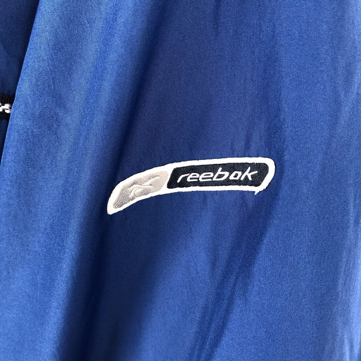 Reebok Windbreaker Men's Size L polyester blue type Vintage Second Hand