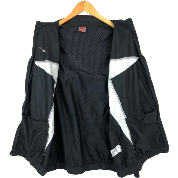00'S Nike NIKE TEAM Windbreaker Men's XL polyester black type Vintage Second Hand