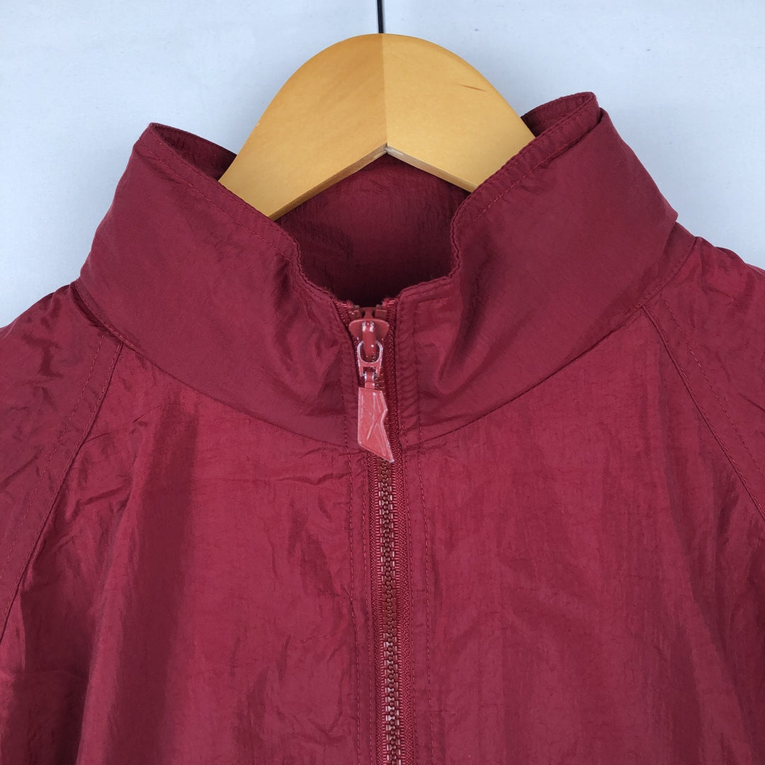 Reebok nylon jacket, men's size M (approx.) Nylon red type Vintage Second Hand