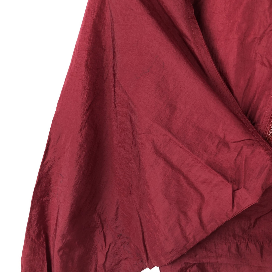 Reebok nylon jacket, men's size M (approx.) Nylon red type Vintage Second Hand