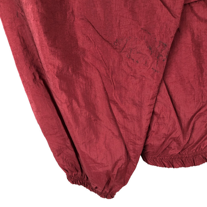 Reebok nylon jacket, men's size M (approx.) Nylon red type Vintage Second Hand