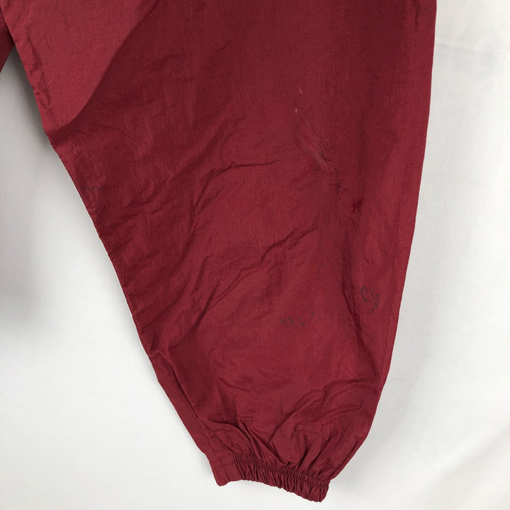 Reebok nylon jacket, men's size M (approx.) Nylon red type Vintage Second Hand