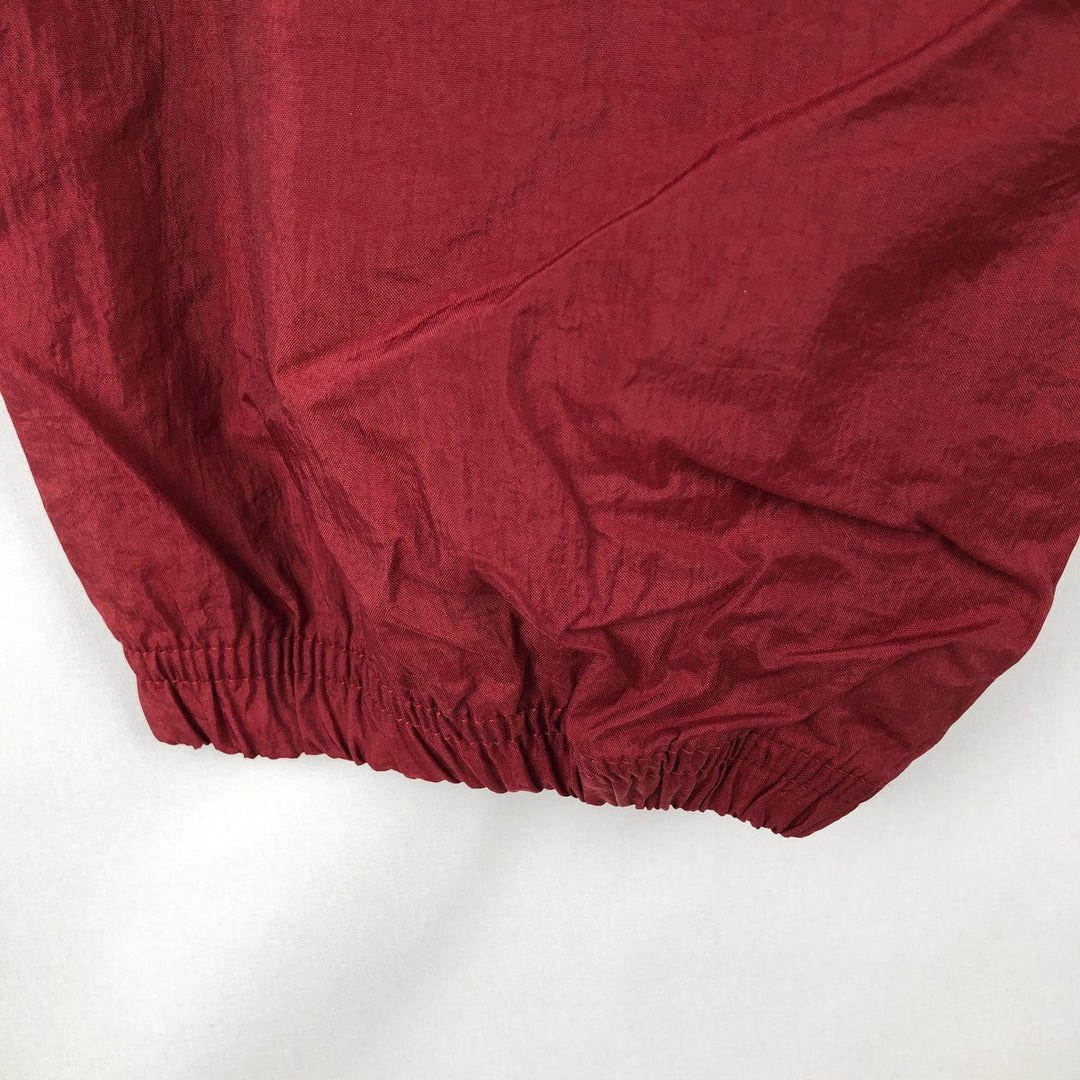 Reebok nylon jacket, men's size M (approx.) Nylon red type Vintage Second Hand