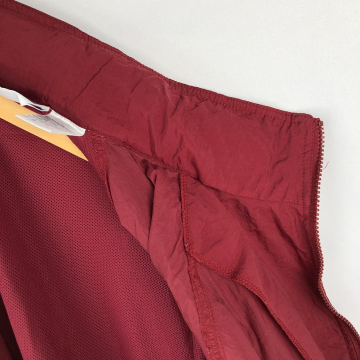 Reebok nylon jacket, men's size M (approx.) Nylon red type Vintage Second Hand