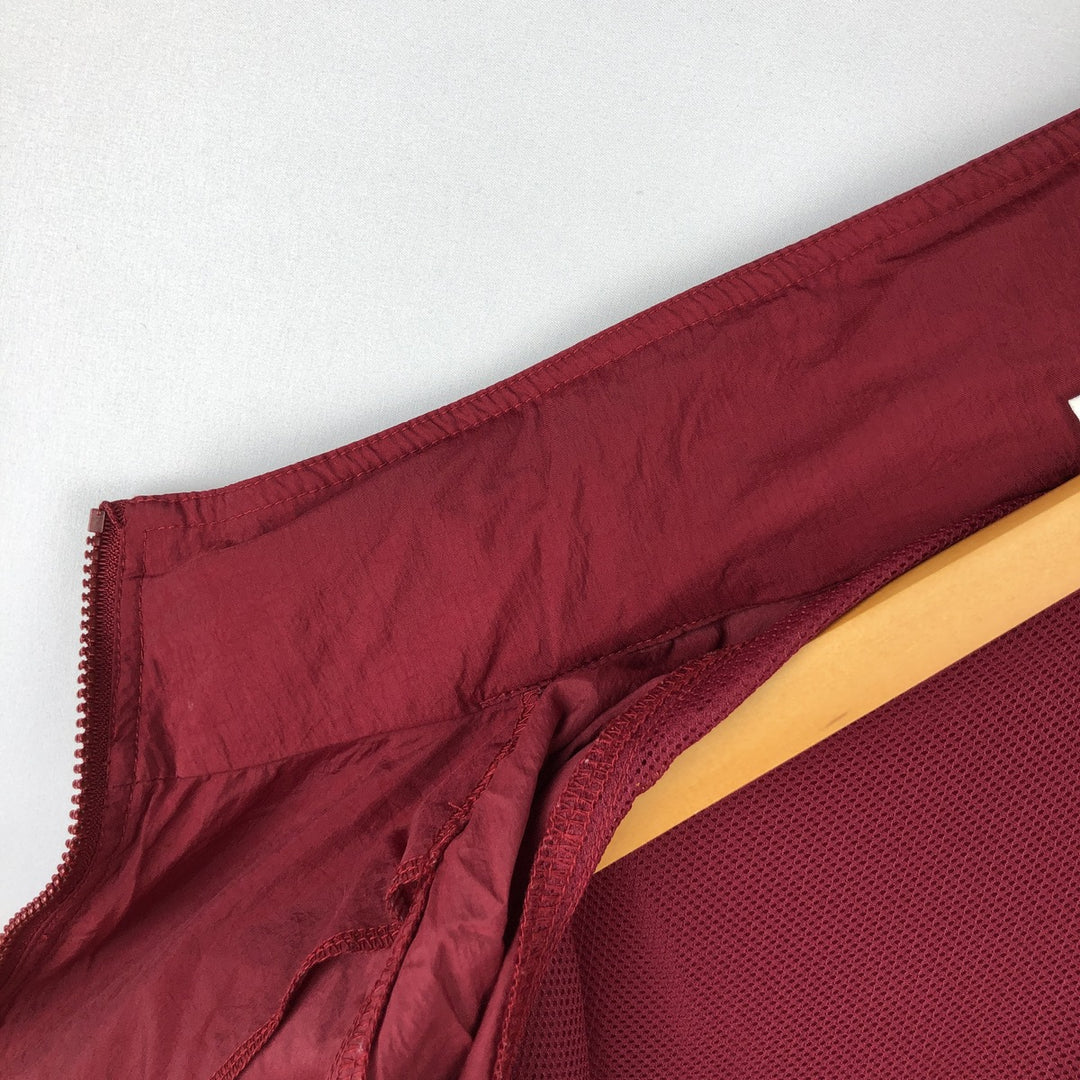 Reebok nylon jacket, men's size M (approx.) Nylon red type Vintage Second Hand