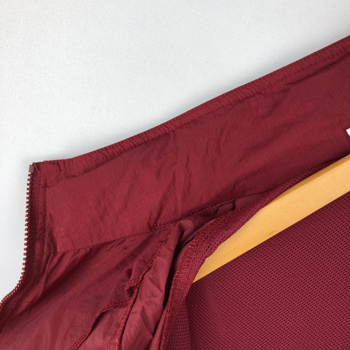 Reebok nylon jacket, men's size M (approx.) Nylon red type Vintage Second Hand