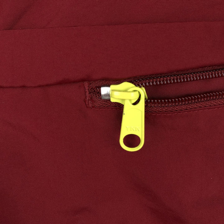 90'S Adidas PACKABLE hooded windbreaker, men's size L (approx.) polyester red type Vintage Second Hand