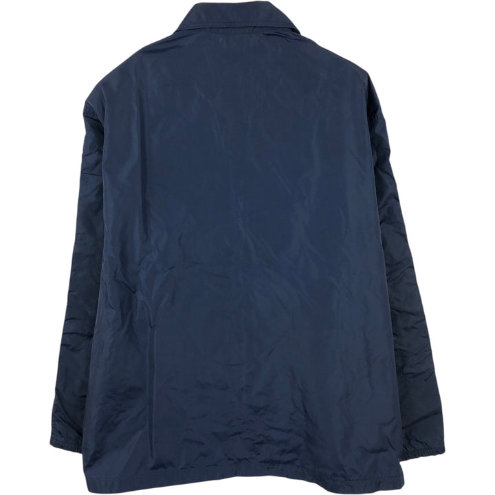 Nike collared windbreaker, men's size L (approx.) polyester navy blue type Vintage Second Hand