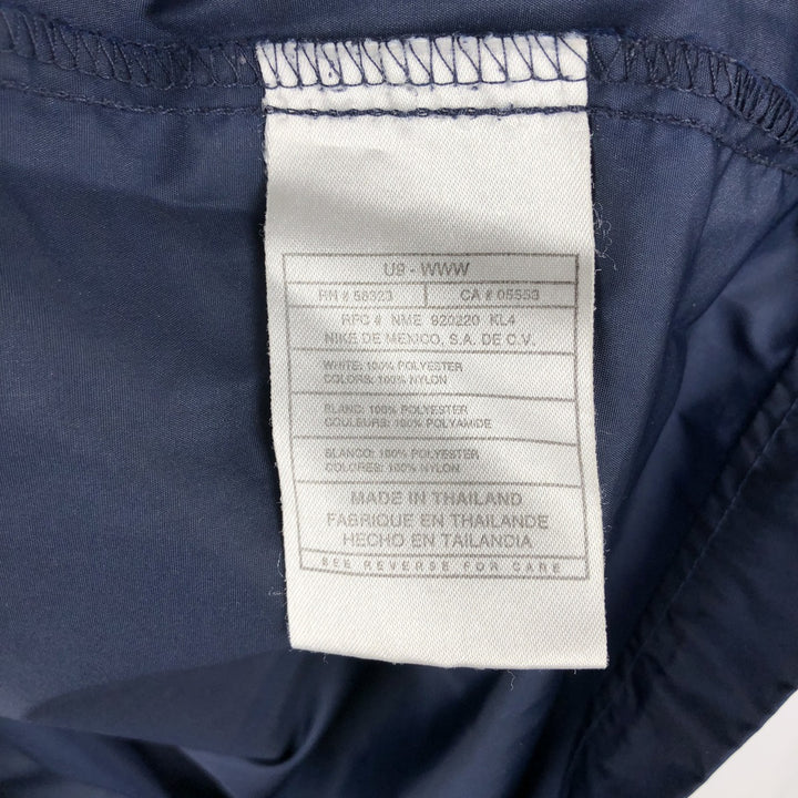 Nike collared windbreaker, men's size L (approx.) polyester navy blue type Vintage Second Hand