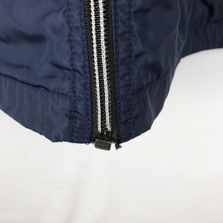 Nike collared windbreaker, men's size L (approx.) polyester navy blue type Vintage Second Hand